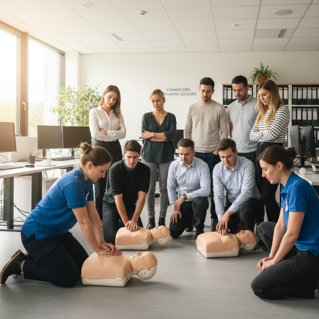 Formation secourisme SST à Mantes-la-Ville pour les entreprises des Yvelines